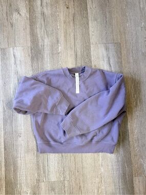 LULULEMON Steady State SuperLoft Crewneck Sweatshirt -Grape Mist